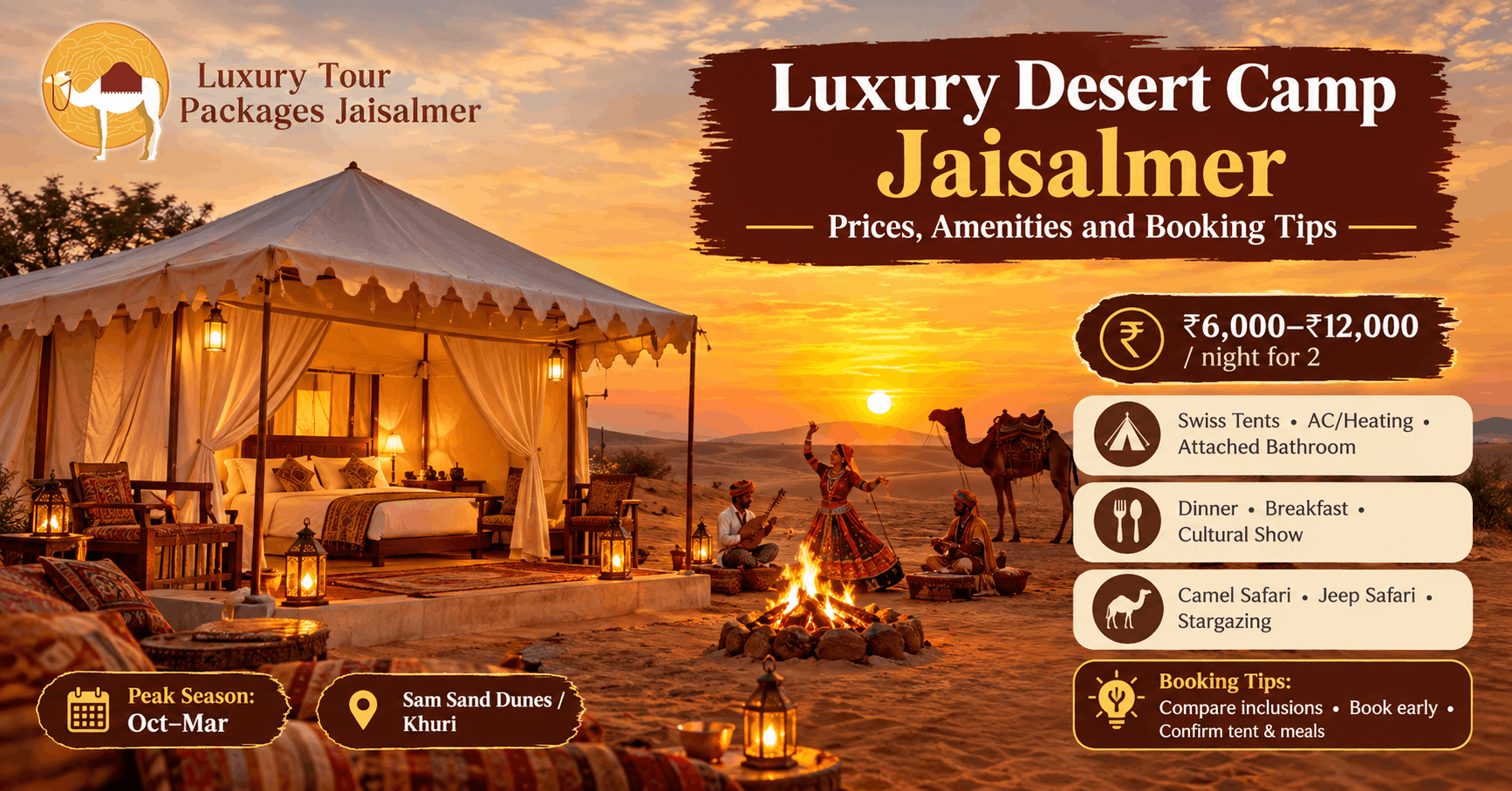 Jaisalmer tour package from Nashik